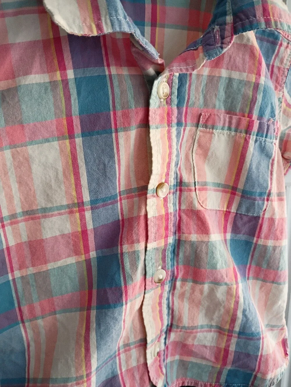 Old Navy 2t Plaid Button Up